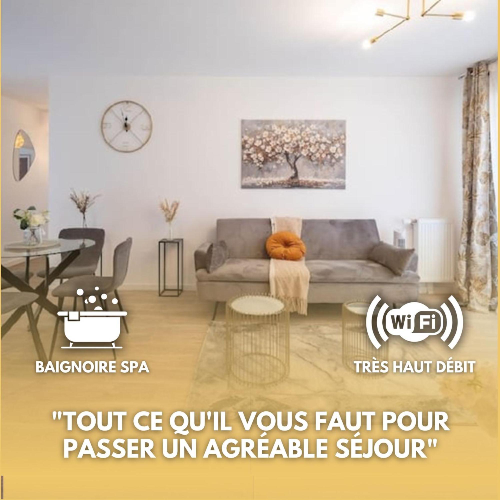 Sejour Unique A Pierrefitte Apartment Luaran gambar
